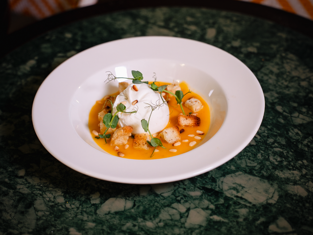 Bistrot Sicilia - Caumartin Burrata e crema di zucca